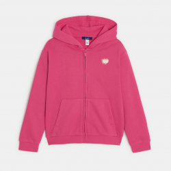 Okaidi Φούτερ με κουκούλα, ροζ, για κορίτσια