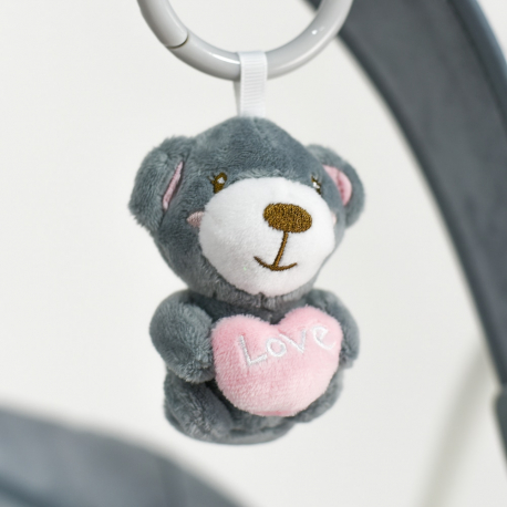 Ηλεκτρικό ριλάξ Bebe Stars Flora 2in1 Pink