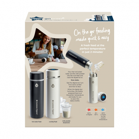 Φορητό σετ προετοιμασίας γάλακτος σε σκόνη Tommee Tippee GoPrep™