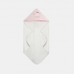 Obaibi Κάπα μπουρνούζι από πετσετέ ύφασμα ποντικάκι, για μωρά κοριτσάκια