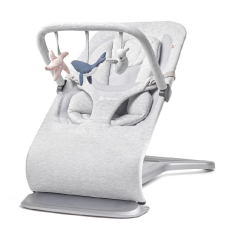 Ριλάξ Ergobaby Evolve 3-in-1 Soft Knit Light Grey