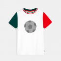 Okaidi T-shirt special fan de foot rouge garcon