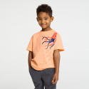 Okaidi T-shirt orange a motif marin garcon