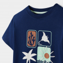 Okaidi T-shirt mer garcon bleu marine