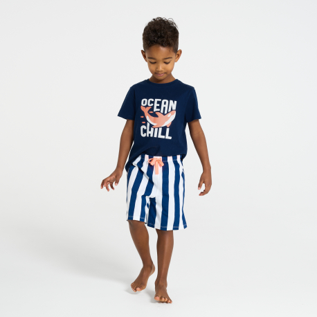 Okaidi Ensemble de pyjama bleu garcon