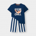 Okaidi Ensemble de pyjama bleu garcon