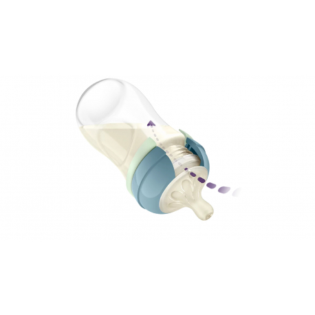 Μπιμπερό νύχτας Philips Avent Natural Response Nighttime 3-6m (1τμχ) SCY903/81
