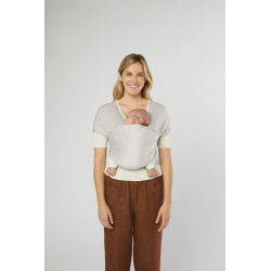 Μάρσιπος Ergobaby Aura Baby Wrap Sustainable Mesh Soft Grey