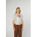 Μάρσιπος Ergobaby Aura Baby Wrap Sustainable Mesh Soft Grey