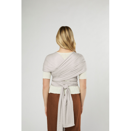 Μάρσιπος Ergobaby Aura Baby Wrap Sustainable Mesh Soft Grey