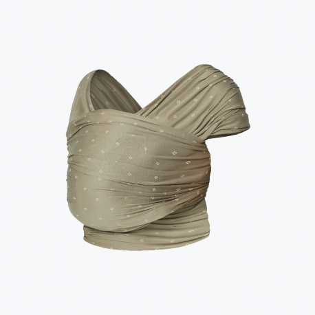Μάρσιπος Ergobaby Aura Baby Wrap Sustainable Knit Olive Diamonds