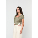 Μάρσιπος Ergobaby Aura Baby Wrap Sustainable Knit Olive Diamonds