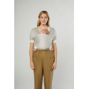 Μάρσιπος Ergobaby Aura Baby Wrap Sustainable Knit Grey Stripes