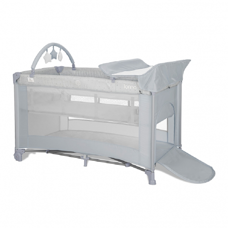 Παρκοκρέβατο 2 επιπέδων Lorelli Torino Plus Grey