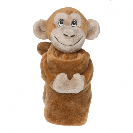 Λούτρινο με κουβερτούλα αγκαλιάς BoBo Buddies Mungo the Monkey