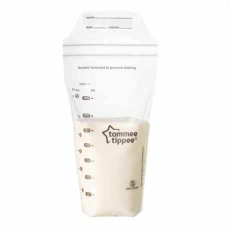 Tommee tippee σακουλάκια αποθήκευσης γάλακτος 350 ml σετ των 36