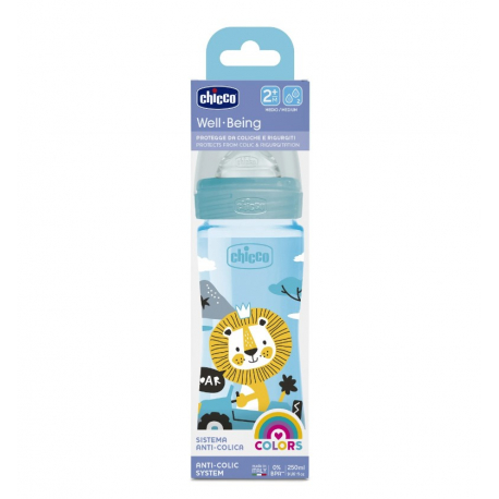 Chicco μπιμπερό Well Being 250 ml 2Μ+