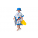 Πόντσο θαλάσσης διπλής όψης FlapJackKids Dino 2-6 ετών