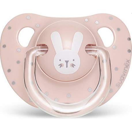 Suavinex πιπίλα Premium Anatomical Hygge Baby Pink Rabbit 0-6Μ