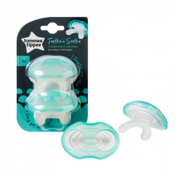 Tommee tippee πιπίλα οδοντοφυΐας Closer to nature Easy Reach Stage 1 σετ των 2