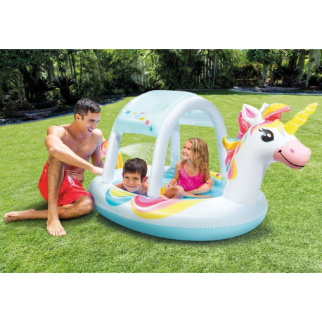Φουσκωτή πισίνα με ντους INTEX Unicorn 2+ ετών