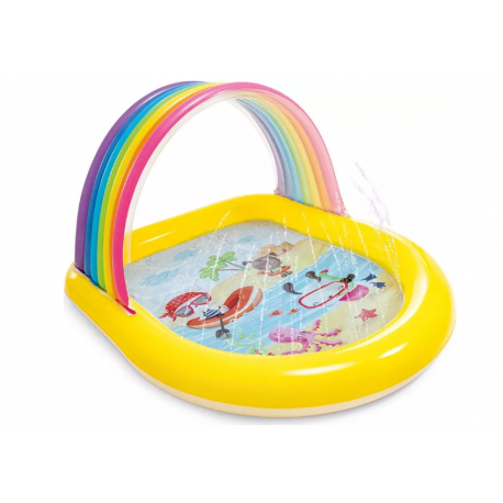 Φουσκωτή πισίνα με ντους INTEX Rainbow 2+ ετών