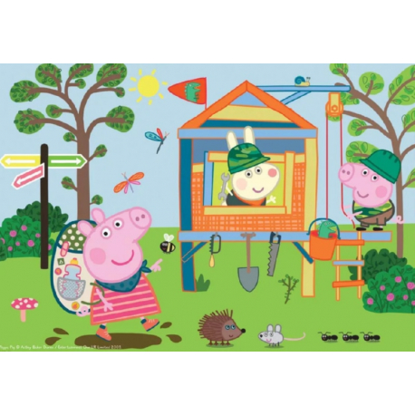 TREFL PUZZLE 4in1 12/15/20/24ΤΜΧ PEPPA PIG HOLIDAY