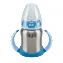 NUK® ανοξείδωτο εκπαιδευτικό μπιμπερό First Choice 125 ml 6M+