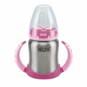 Ανοξείδωτο εκπαιδευτικό μπιμπερό Nuk® First Choice 125 ml 6M+