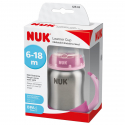 Ανοξείδωτο εκπαιδευτικό μπιμπερό Nuk® First Choice 125ml (1τμχ)