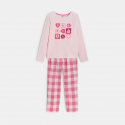 Okaidi Πιτζάμα 2 τεμαχίων, καρδιές, ροζ για κορίτσια