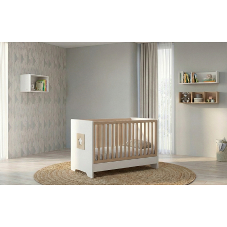 Βρεφικό Κρεβάτι Casababy Stars White/Natural