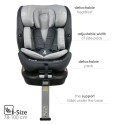 Κάθισμα αυτοκινήτου Bebe Stars Nobile i-Size 360° Grey Ice 40-150cm