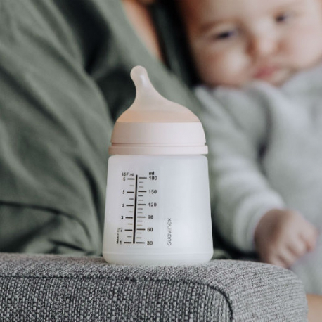 Suavinex Μπιμπερό Anti-Colic με θηλή Zero.Zero ρυθμιζόμενης ροής 180ml (1τμχ)