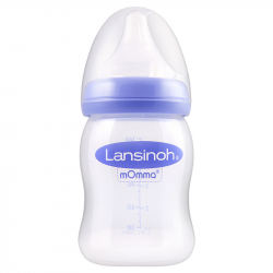 Lansinoh® Μπιμπερό 160 ml με θηλή αργής ροής NaturalWave® (1τμχ)