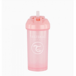 Κύπελλο Twistshake Straw Cup Pastel Pink 360ml