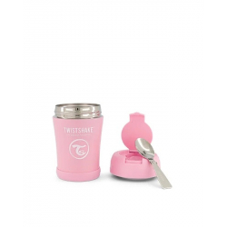 Twistshake Ισοθερμικό δοχείο φαγητού Pastel Pink 350ml