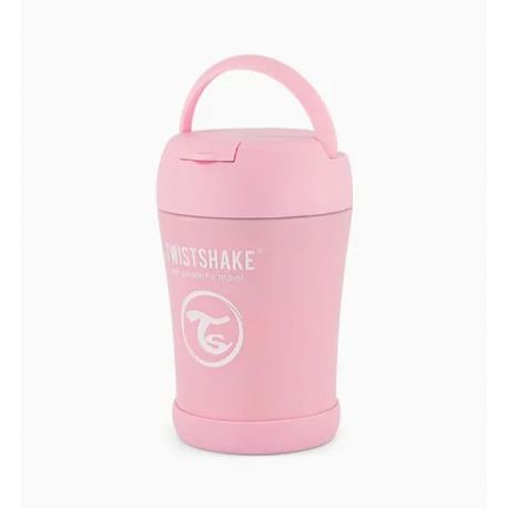 Ισοθερμικό δοχείο φαγητού Twistshake Pastel Pink 350ml