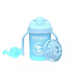 Twistshake Κύπελλο Mini Cup Pastel Blue με μίξερ φρούτων 230ml