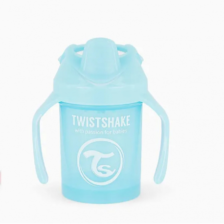 Κύπελλο Twistshake Mini Cup Pastel Blue με μίξερ φρούτων 230ml