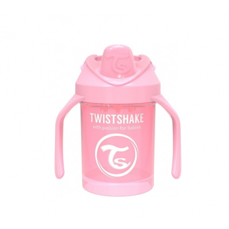 Κύπελλο Twistshake Mini Cup Pastel Pink με μίξερ φρούτων 230ml