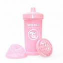 Κύπελλο Twistshake Kid Cup Pastel Pink με μίξερ φρούτων 360ml