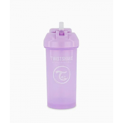 Κύπελλο Twistshake Straw Cup Pastel Purple 360ml