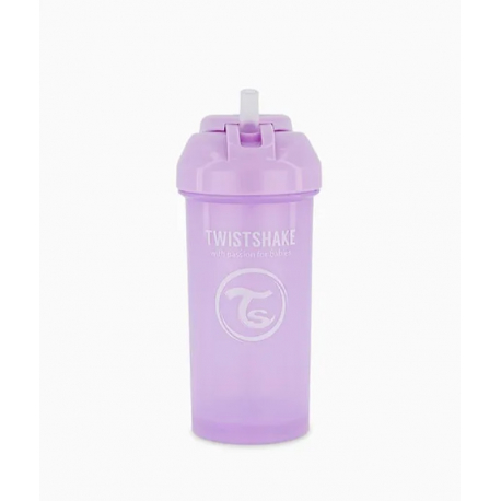 Κύπελλο Twistshake Straw Cup Pastel Purple 360ml