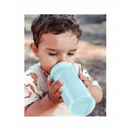 Κύπελλο Twistshake Kid Cup Pastel Blue με μίξερ φρούτων 360ml