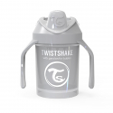 Κύπελλο Twistshake Mini Cup Pastel Grey με μίξερ φρούτων 230ml