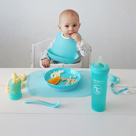 Σαλιάρες Twistshake Pastel Blue/Green σετ των 2
