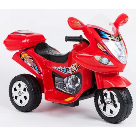 Ηλεκτροκίνητη μοτοσικλέτα Zita Toys με μπαγκαζιέρα Κόκκινη
