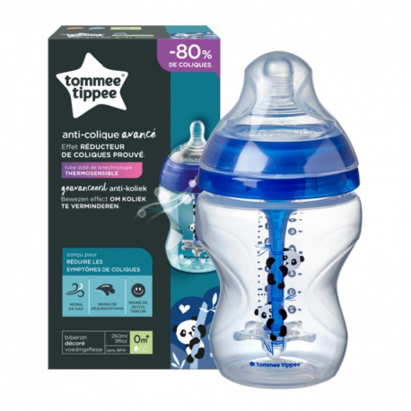 Tommee tippee μπιμπερό Advanced Anti-Colic μικρής ροής 260ml 0m+ (1τμχ)