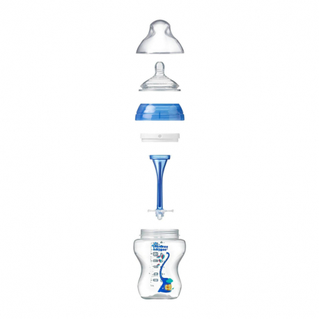 Μπιμπερό Tommee Tippee Advanced Anti-Colic μέτριας ροής 340ml 3m+(1τμχ)